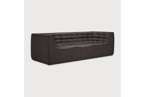 ETHNICRAFT N701 SOFA-3 ZITS ARM GREY 245x91x76 20217