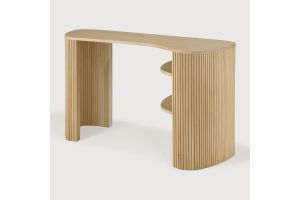 ROLLER MAX DESK VARNISHED OAK PEBBLE 137 x 52 x 78 CM 50057