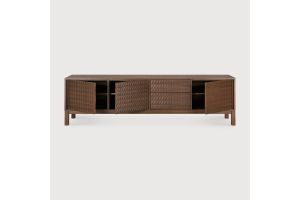 SONO TVCUBOARD - VARNISHED TEAK -LIGHT BROWN 15351 212 x 45 x 60CM