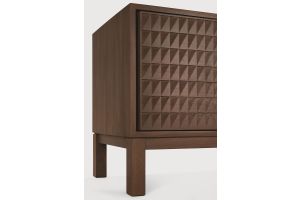 SONO TV CUPBOARD VARNISHED TEAK - LIGHT BROWN 160 x 45 x 60 CM 15350