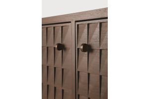 SONO TV CUPBOARD VARNISHED TEAK - LIGHT BROWN 160 x 45 x 60 CM 15350