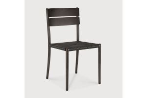 ETHNICRAFT ELIN OUTDOOR DINING CHAIR ALUMINIUM DARK BRONZE 60571 45 x 51 x 84 CM