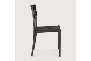 ETHNICRAFT ELIN OUTDOOR DINING CHAIR ALUMINIUM DARK BRONZE 60571 45 x 51 x 84 CM