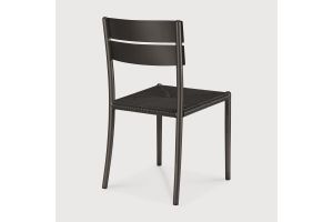 ETHNICRAFT ELIN OUTDOOR DINING CHAIR ALUMINIUM DARK BRONZE 60571 45 x 51 x 84 CM