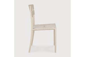 ETHNICRAFT ELIN OUTDOOR DINING CHAIR ALUMINIUM SAND 60573 45 x 51 x 84 CM