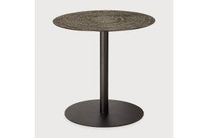 BLEND LOUNGE TABLE MINERALS RAY WHISKEY TOP BRONZE BASE 25938 90 x 90 x 69 CM