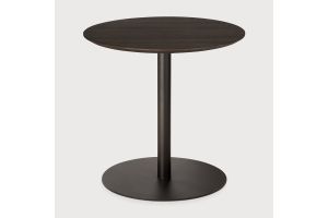 BLEND LOUNGE TABLE OAK TOP BROWN BRONZE BASE 51955 90 x 90 x 69 CM