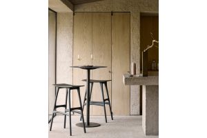 BLEND BAR TABLE METAL TOP DARK BRONZE - BRONZE BASE 70 x 70 x 108 CM 60123