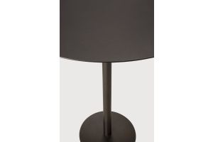 BLEND BAR TABLE METAL TOP DARK BRONZE - BRONZE BASE 70 x 70 x 108 CM 60123
