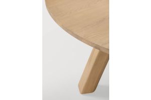 UNDA DINING TABLE OAK ROUND 180 x 180 x 76 CM 50701