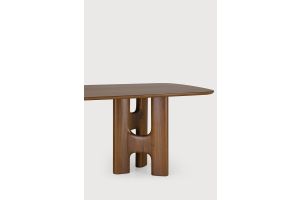 FLOW DINING TABLE - TEAK WILD BROWN - 10732 200 x 110 x 76