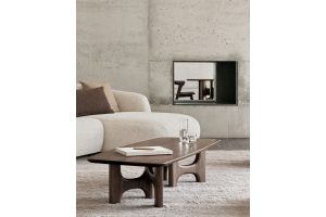 FLOW COFFEE TABLE - TEAK WILD BROWN - 10737 150 x 60 x 34 CM