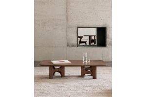 FLOW COFFEE TABLE - TEAK WILD BROWN - 10737 150 x 60 x 34 CM