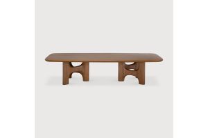 FLOW COFFEE TABLE - TEAK WILD BROWN - 10737 150 x 60 x 34 CM