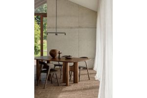 FLOW DINING TABLE - TEAK WILD BROWN - 10734 250 x 113 x 76 CM