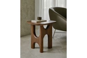FLOW SIDE TABLE - TEAK WILD BROWN - 10737 54 x 49 x 46 CM