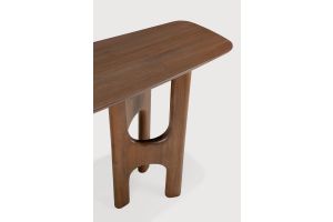 FLOW CONSOLE VARNISHED TEAK WOLD BROWN 10735 150 x 40 x 79 CM