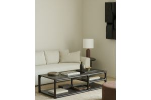 EDA COFFEE TABLE -MAHOGANY ROSE BROWN 35188 151 x 60 x 40 CM