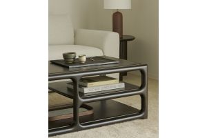 EDA COFFEE TABLE -MAHOGANY ROSE BROWN 35188 151 x 60 x 40 CM