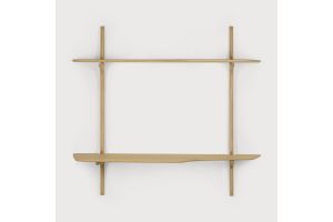 PI WALL MOUNTED DESK - OAK 51348 - 140 x 48 x 126 CM