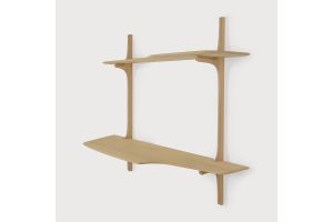 PI WALL MOUNTED DESK - OAK 51348 - 140 x 48 x 126 CM