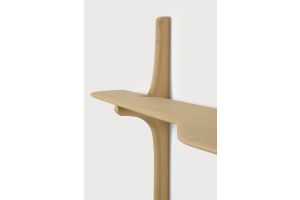 PI WALL MOUNTED DESK - OAK 51348 - 140 x 48 x 126 CM