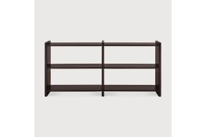 MORTISE RACK SMALL - VARNISHED MAHOGANY ROSE BROWN 35141 - 175 x 41 x 82 CM