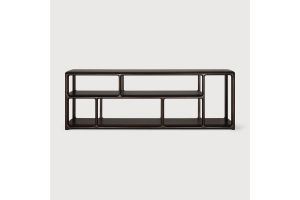 EDA RACK -MAHOGANY ROSE BROWN LOW -35190 211 x 40 x 72 CM