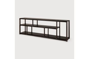EDA RACK -MAHOGANY ROSE BROWN LOW -35190 211 x 40 x 72 CM