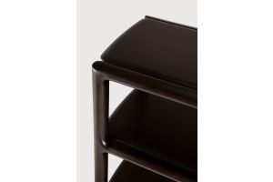 EDA RACK -MAHOGANY ROSE BROWN LOW -35190 211 x 40 x 72 CM