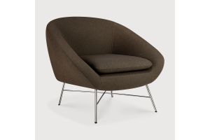 ETHNICRAFT BARROW LOUNGE CHAIR - PAON FABRIC 20089 81 x 79 x 71 CM