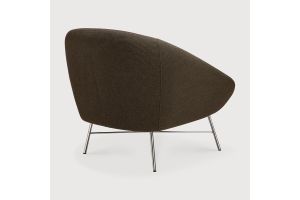 ETHNICRAFT BARROW LOUNGE CHAIR - PAON FABRIC 20089 81 x 79 x 71 CM