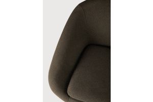 ETHNICRAFT BARROW LOUNGE CHAIR - PAON FABRIC 20089 81 x 79 x 71 CM