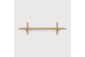 PI WALL SHELF - OAK - 1 SHELF - 51273 - 100 x 35 x 28 CM