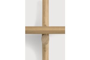 PI WALL SHELF - OAK - 1 SHELF - 51273 - 100 x 35 x 28 CM