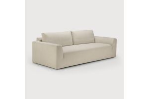 EASE SOFA 3 SEATER - LECHE FABRIC 20096 - 210 x 91 x 73 CM