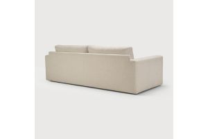 EASE SOFA 3 SEATER - LECHE FABRIC 20096 - 210 x 91 x 73 CM
