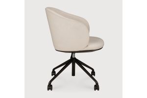 UNDA OFFICE CHAIR SALT WITH WHEELS 50700 61 x 58 x 77/87 CM