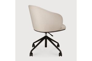 UNDA OFFICE CHAIR SALT WITH WHEELS 50700 61 x 58 x 77/87 CM