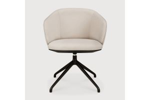 UNDA OFFICE CHAIR SALT NO WHEELS 50699 61 x 58 x 79 CM 50699