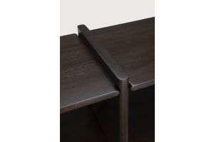 MORTISE RACK - VARNISHED MAHOGANY ROSE BROWN 35140 262 x 41 x 82 CM