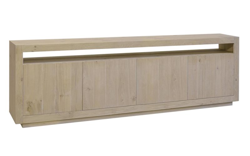 Dressoir Helder 4 deuren, open80x250x40 EDR035