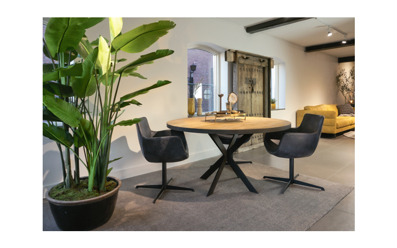 STEEL Round dining table 140 x 140 x 76 cm
140 x 140 x 76 cm