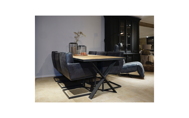 STEEL dining table 225 x 100 x 76 cm
225 x 100 x 76 cm