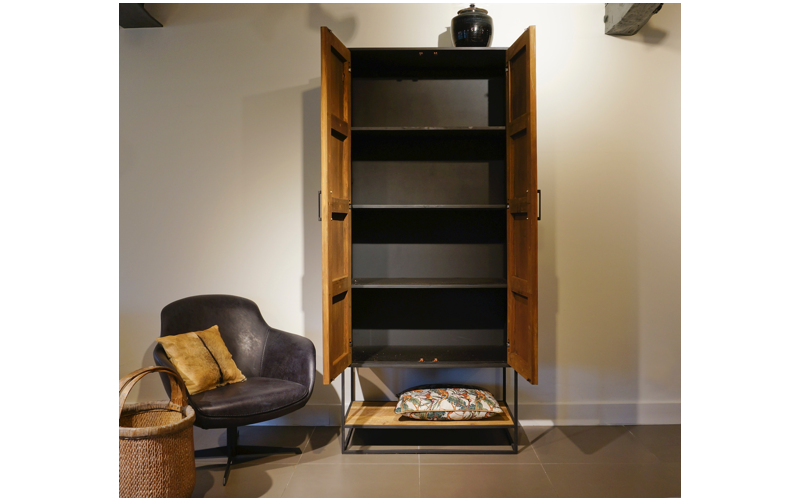 STEEL Kast 90 x 45 x 210 cm
90 x 45 x 210 cm