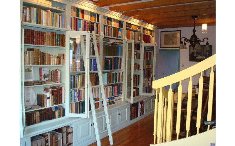 Bibliotheekkast op maat gemaakt familie Abels