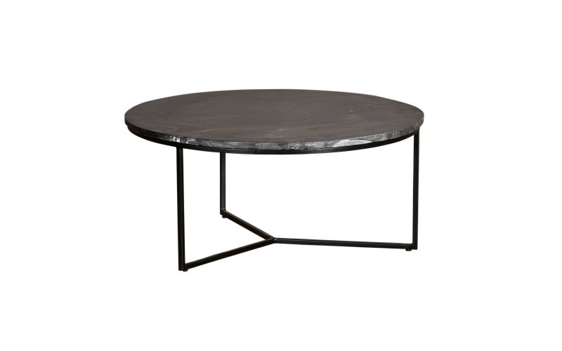 Salontafel Palermo
Marble Black, Black Iron Leg