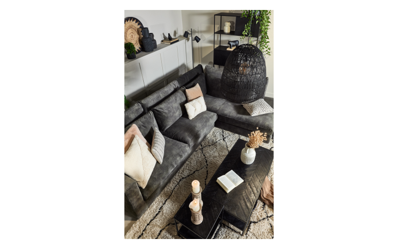 Coffe Table Visgraat black 