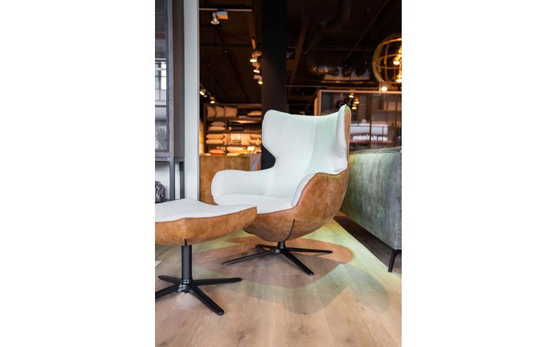 Cubic fauteuil met lage rugleuning