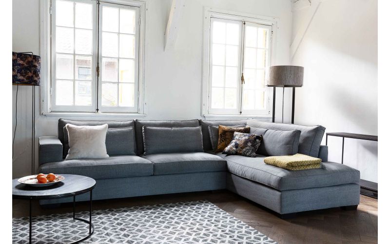 Comporta Beach bankstel 3-zits armleuning links + Ottoman armleuning rechts (333x220cm)